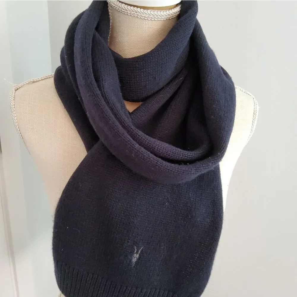ALLSAINTS Black Scarf Size 11
